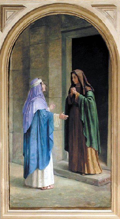 The Visitation of the Virgin to Saint Elizabeth by Benedito Calixto